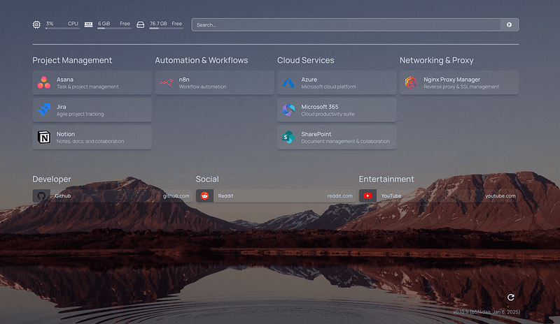 Part 2: Organising Your Digital Workspace with Homepage
